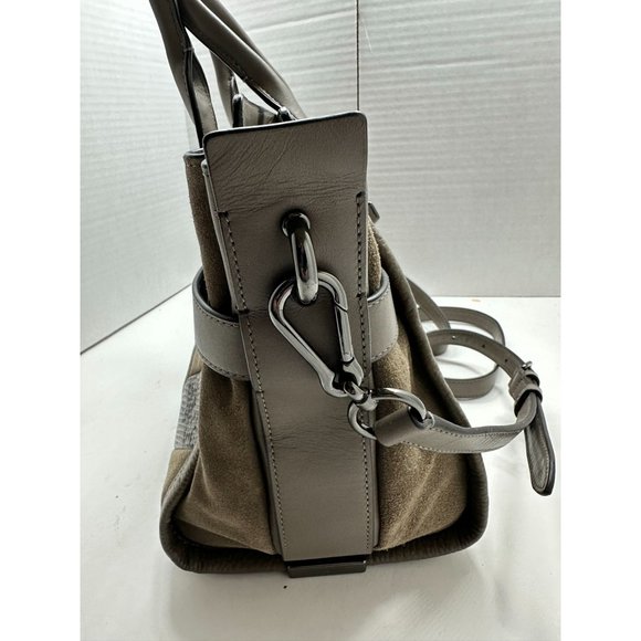 COACH SWAGGER PATCHWORK CARRYALL MULTI-COLOR SATCHEL BAG - Picture 6 of 9